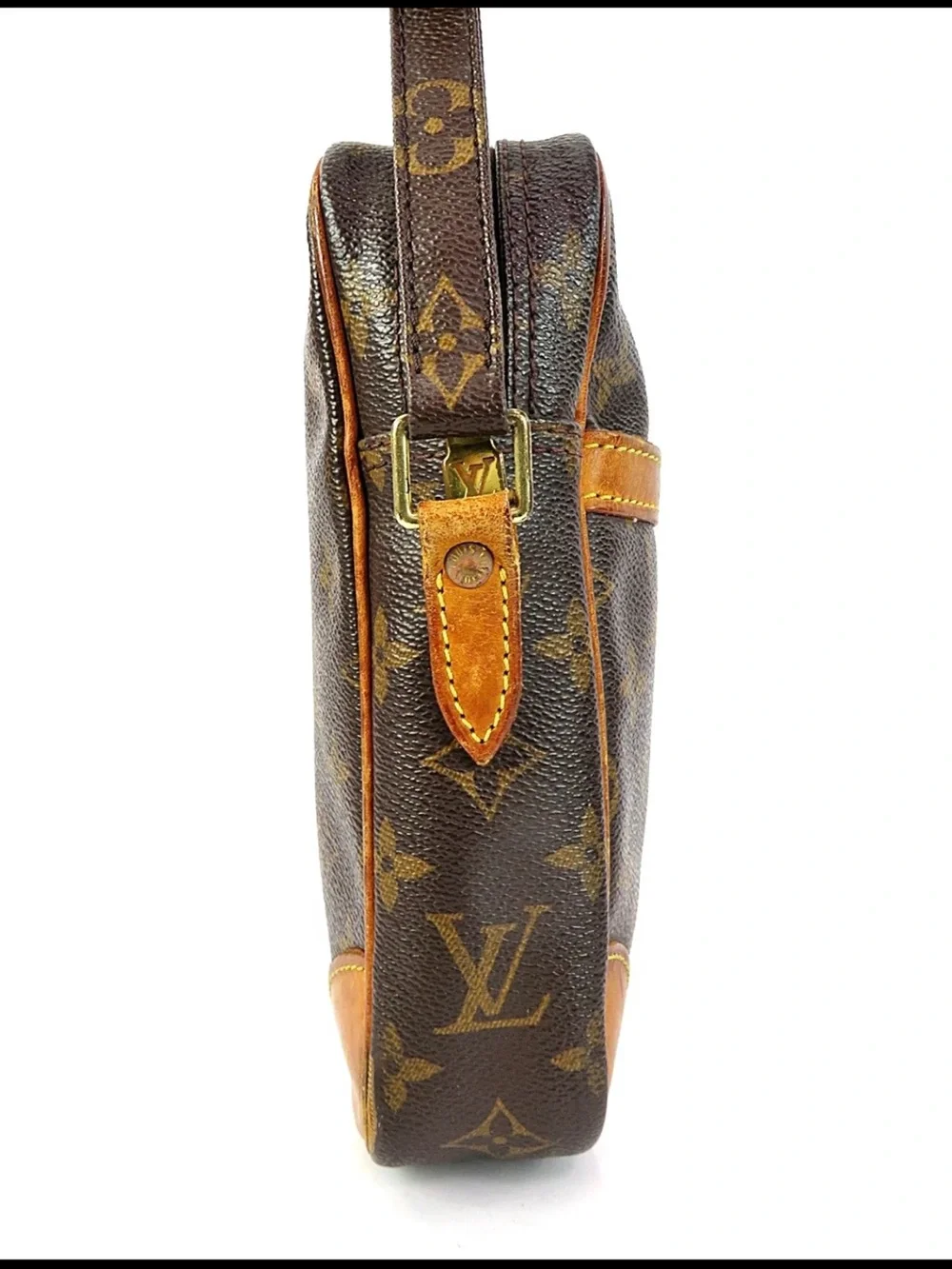 Louis Vuitton Monogram Canvas Messenger Bag in Brown and Tan